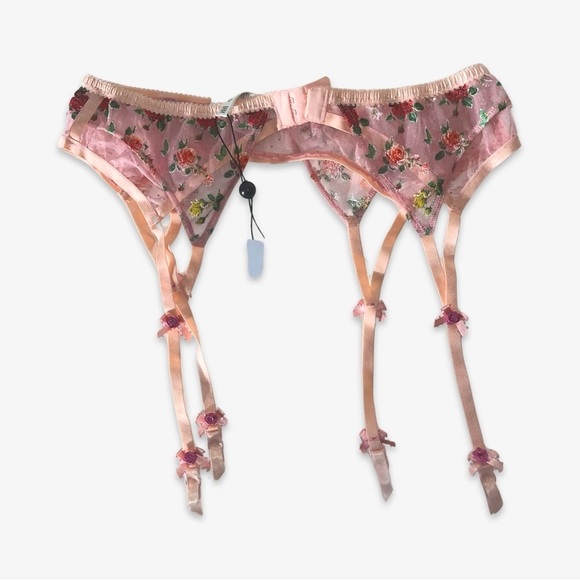 Eloise Garter Belt | For Love & Lemons Victoria’s Secret NWT - Picture 2 of 4